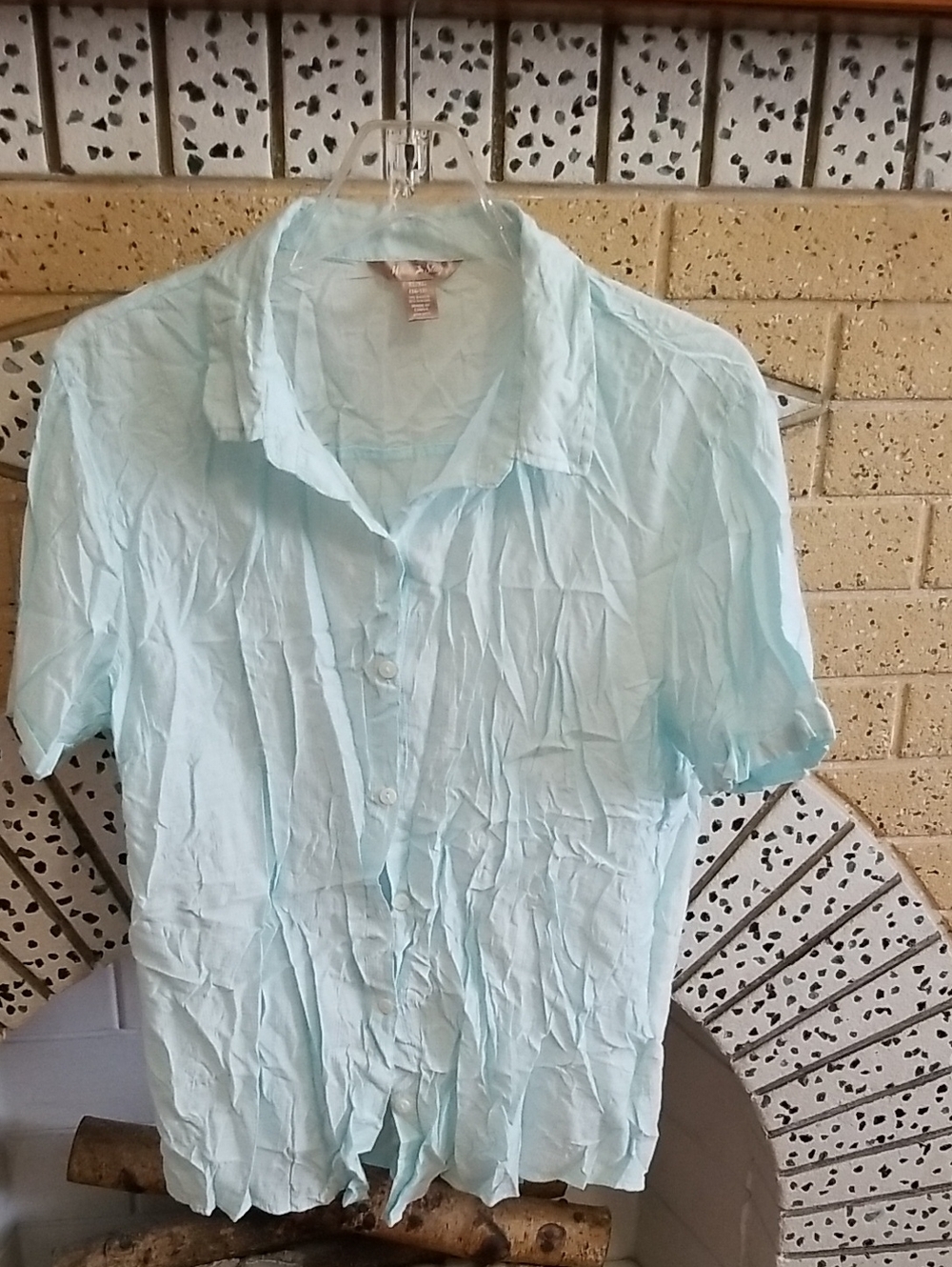 White Stag Light Blue Short Sleeve Shirt